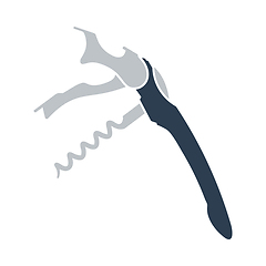 Image showing Waiter Corkscrew Icon