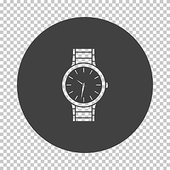 Image showing Business Woman Watch Icon