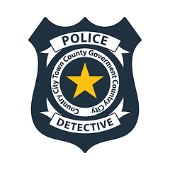 Image showing Police Badge Icon