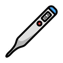 Image showing Medical Thermometer Icon