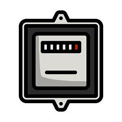 Image showing Electric Meter Icon