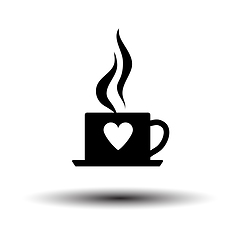 Image showing Valentine Day Coffee Icon