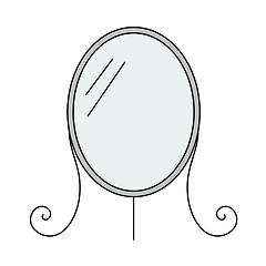 Image showing Make Up Mirror Icon