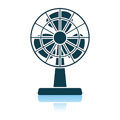 Image showing Electric Fan Icon