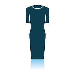 Image showing Business Woman Dress Icon
