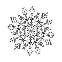 Image showing Snowflake Icon