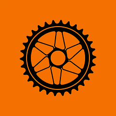 Image showing Bike Gear Star Icon