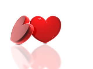 Image showing Two Hearts