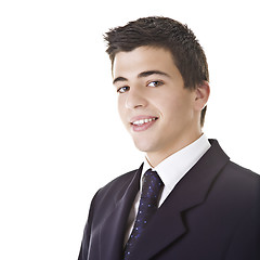 Image showing Young Man Wearing a Suit