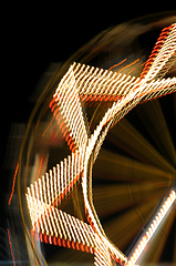 Image showing ferris wheel at night