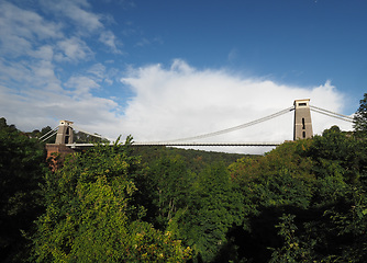 Image showing Clifton Suspension Bridge in Bristol