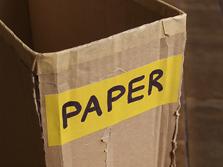 Image showing Waste container for paper