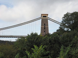 Image showing Clifton Suspension Bridge in Bristol