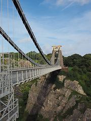 Image showing Clifton Suspension Bridge in Bristol