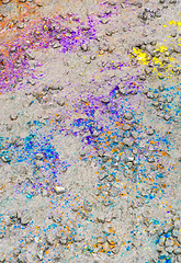 Image showing colorful paint splatters