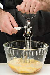 Image showing Mixing Cookie Batter