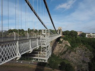 Image showing Clifton Suspension Bridge in Bristol