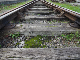 Image showing Railway track detail