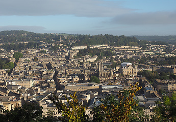 Image showing Aerial view of Bath
