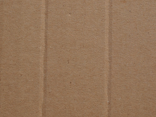 Image showing Brown corrugated cardboard texture background