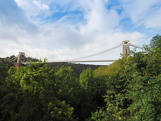 Image showing Clifton Suspension Bridge in Bristol