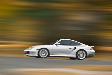 Image showing Speeding Sports Car