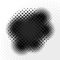 Image showing Abstract Halftone Badge