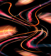 Image showing Abstract Glowing Lines