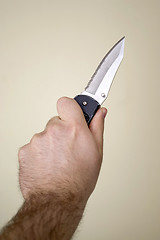 Image showing Criminal with a Knife