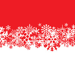 Image showing Snowflakes Layout