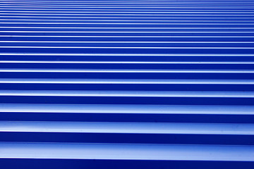 Image showing blue metal roof