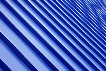 Image showing blue metal roof