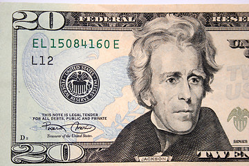 Image showing twenty dollar