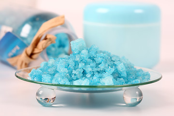 Image showing Bath salt for wellness 