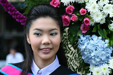 Image showing Asian university graduate