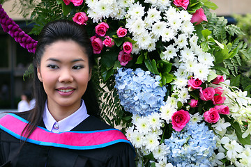 Image showing Asian university graduate