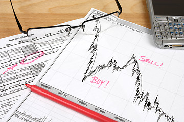 Image showing Stock market analysis