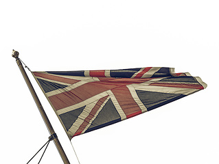 Image showing Vintage looking UK Flag