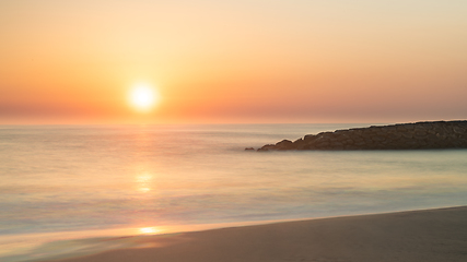 Image showing Landscape of Furadouro beach