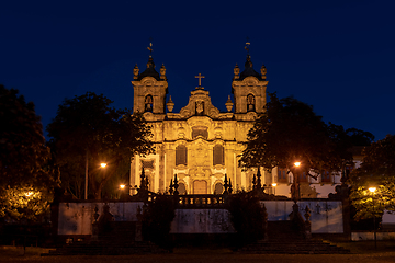 Image showing Monastary of Santa Marinha da Costa in Guimaraes