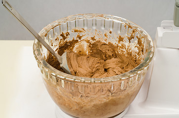 Image showing Chocolate Cookie Batter