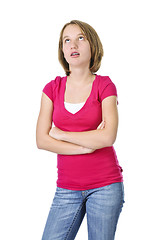 Image showing Teenage with attitude