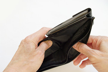 Image showing empty wallet