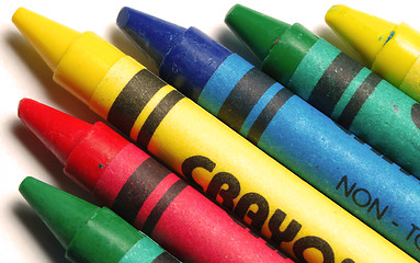 Image showing Crayons