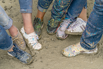 Image showing shoes and dirt