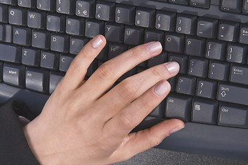 Image showing Typing