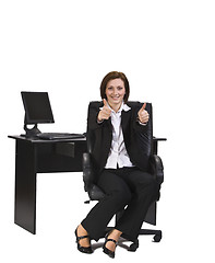 Image showing Positive businesswoman