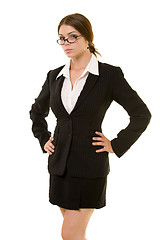 Image showing Serious business woman