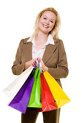Image showing Woman shopper