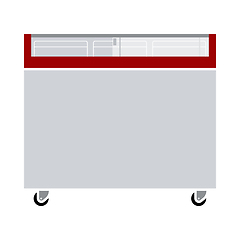 Image showing Supermarket Mobile Freezer Icon